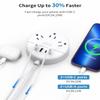10 ft 15 ft Flat Extension Cord Bundle, NTONPOWER Ultra Flat Plug Power Strip Under Carpet with 4 USB Ports(2 USB C Port) 3 Outlets, Mountable, Compact for Home Office, Travel, Cruise Ship, Dorm Room view 3