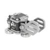 Morse Code Key, Double Paddle Adjustable Buttons Mini CW Key Adjustable Distance Switching 3.5mm Standard Stereo Stainless Steel Automatic Telegraph Key view 1
