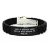 Inspire Server Gifts, I Have a Server Voice. and I'm Not Afraid, Graduation Black Glidelock Clasp Bracelet for Server from Boss, Appreciation Gifts for Server, Gifts for Server Appreciation, Server view 1