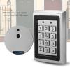 Cyrank Garage Keyless Entry Pad, Access Control Keypad 125khz Top Metal Wired Garage Door Keypad with Backlight view 2