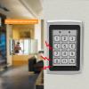 Cyrank Garage Keyless Entry Pad, Access Control Keypad 125khz Top Metal Wired Garage Door Keypad with Backlight view 3