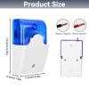 Blue Siren Light, 12V Wired Indoor Strobe Siren Alarm Flash Light Alarm Siren Light with Sound for Home Security Alarm System view 2