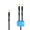 2ft Sound Channel swicher 1/8" aux Input 3.5mm 2X 3.5 Output Switch Selector 2 in 1 Out R/L Stereo Audio 1 in 2 Out Stereo Audio Splitter with Phone pc Player view 1