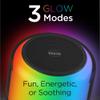 iHome Bluetooth Speaker with Color Changing Lights, Rechargeable and Portable Speaker with 18 Hour Battery Life (iBT64BZ) view 3