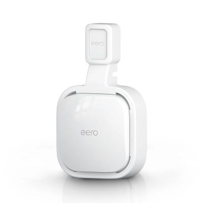 Wall Mount Holder for eero Pro 6e/Pro 6 Mesh Wi-Fi System,Outlet Wall Mount Stand Bracket for eero Pro 6e tri-Band Mesh,Wall Bracket for eero Pro 6 Extender Router Wire Organizer (1)