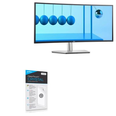 BoxWave Screen Protector Compatible with Dell UltraSharp 34 (U3421WE) - ClearTouch Crystal (2-Pack), HD Film Skin - Shields from Scratches