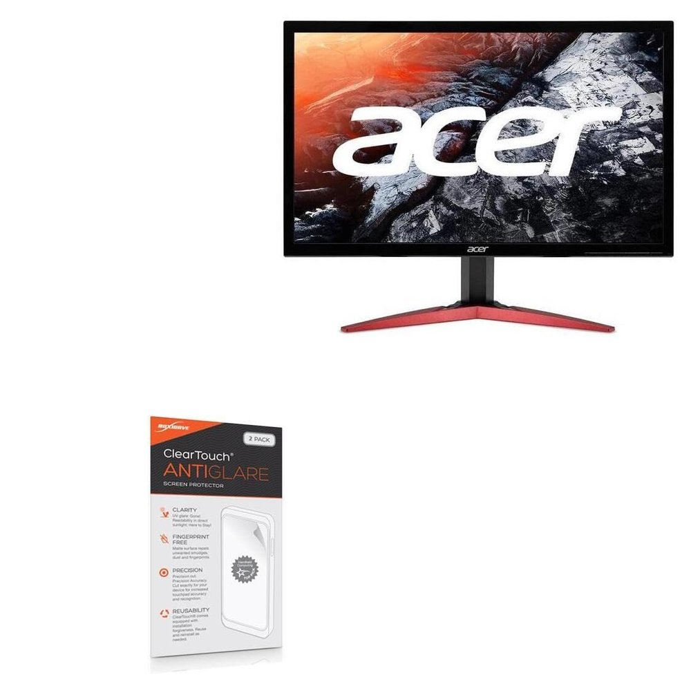 BoxWave Screen Protector Compatible with Acer KG1 (KG241) - ClearTouch Anti-Glare (2-Pack), Anti-Fingerprint Matte Film Skin