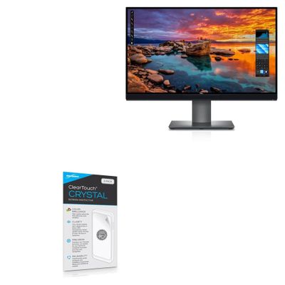 BoxWave Screen Protector Compatible with Dell UltraSharp 27 (UP2720Q) - ClearTouch Crystal (2-Pack), HD Film Skin - Shields from Scratches