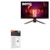 BoxWave Screen Protector Compatible with BenQ EX270QM (27 in) - ClearTouch Anti-Glare (2-Pack), Anti-Fingerprint Matte Film Skin view 1