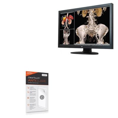 BoxWave Screen Protector Compatible with JVC CCL650i2 - ClearTouch Anti-Glare (2-Pack), Anti-Fingerprint Matte Film Skin