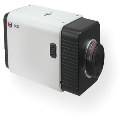 ACTi A29 Face/People/Car Detection Box with D/N; 2 MP; Super Wide Angle; Progressive Scan CMOS; Indoor/Outdoor Use; Fixed Iris; 2-Way Audio; Mic-in; Line-in and Out; 1x Ethernet Port; Even Trigger