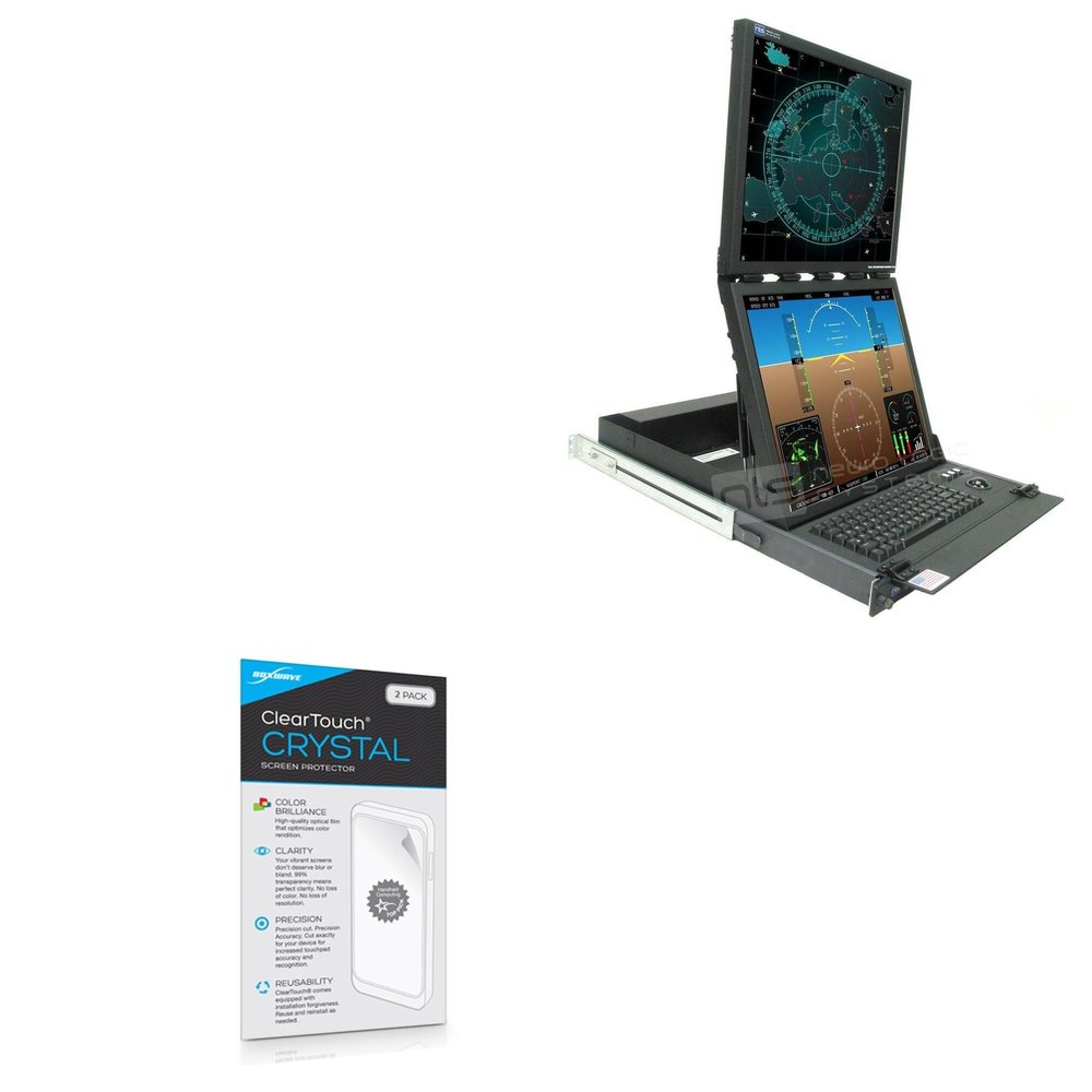 BoxWave Screen Protector Compatible with Neuro Logic Systems RFT2-2L-19 - ClearTouch Crystal (2-Pack), HD Film Skin - Shields from Scratches