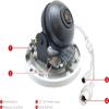 ACTi Z714 Outdoor Mini Dome Camera, White; WDR; SLLS; Fixed Lens; 8MP 1/2.7" Progressive Scan CMOS Sensor; Adaptive IR LED; Fixed Iris; Fixed Focus; Built-in Microphone; Memory Card Slot; DC 12V view 2