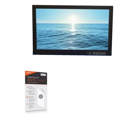 BoxWave Screen Protector Compatible with AbraxSys Corporation VM-240 - ClearTouch Anti-Glare (2-Pack), Anti-Fingerprint Matte Film Skin