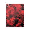 MightySkins Skin Compatible with Apple iPad Pro 12.9" M2 6th Gen (2022) Full Wrap Kit - Red Hexa Camo | Protective, Durable, and Unique Vinyl Decal wrap Cover | Easy to Apply | Made in The USA view 2
