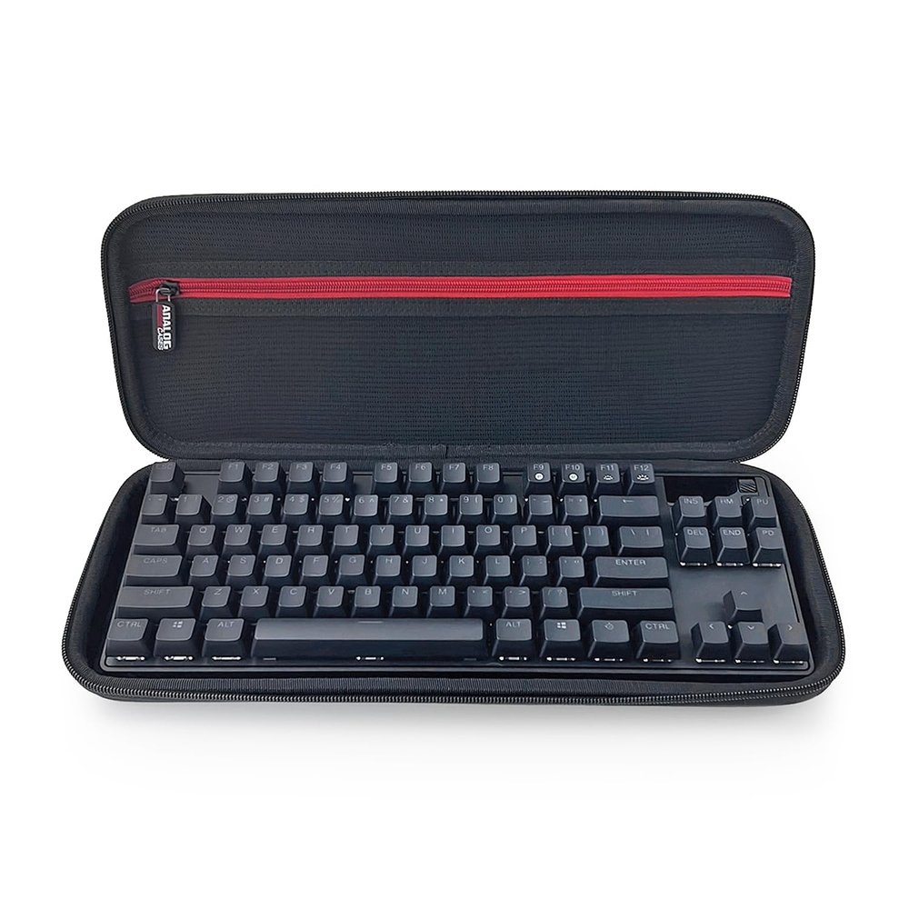 ANALOG CASES Case for SteelSeries Apex Pro TKL, fits HyperX Alloy Origins Core - Custom-Fitted Compact PULSE Hard Case for Travel