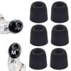 BLLQ Replacement Memory Foam Tips Foam Sleeves Earbuds Compatible with Shure SE215 AONIC 215 SE112 SE315 SE425 SE530 SE535 Earphones, [Noise Cancelling] 6PCS 3Pairs [Mediuml Size] 524M view 1