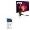 BoxWave Screen Protector Compatible with BenQ EX240 (23.8 in) - ClearTouch Crystal (2-Pack), HD Film Skin - Shields from Scratches view 1
