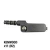 PRYME Heavy Duty Behind The Head (Racing Style) Dual Muff Headset with Radio Cable That fits All Kenwood Portable radios w/Multipin Connector. view 3