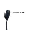 TDYU Walkie Talkie Headset Earpiece G Shape Earpiece with Mic Ptt for Motorola Cp200d Cp200 cls1410 CLS1110 Cp185 Rdm2070d Two Way Radio 2Pack view 3