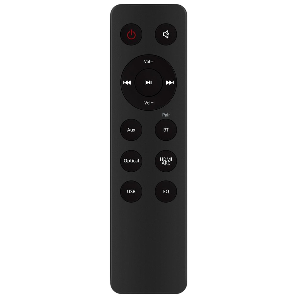 Replacement Remote Control Applicable for Philips Sound Bar B5105 TAB5105 HTL3310 HTL3320 TAB5105/37 HTL3320/37 HTL3310/37 HTL3310/10 HTL3310/98 HTL3320/10 Soundbar Speaker