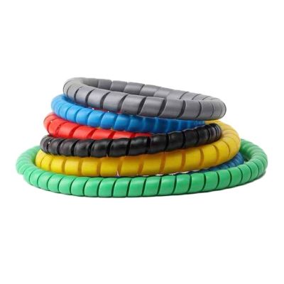 1M Winding Tube 8/10/14/16/20/25 Mm Wire Organizer Cable Protection Sleeve Tube Spiral Wrap Winding Protector (Color : Blue, Size : 25mm X 1Meter)
