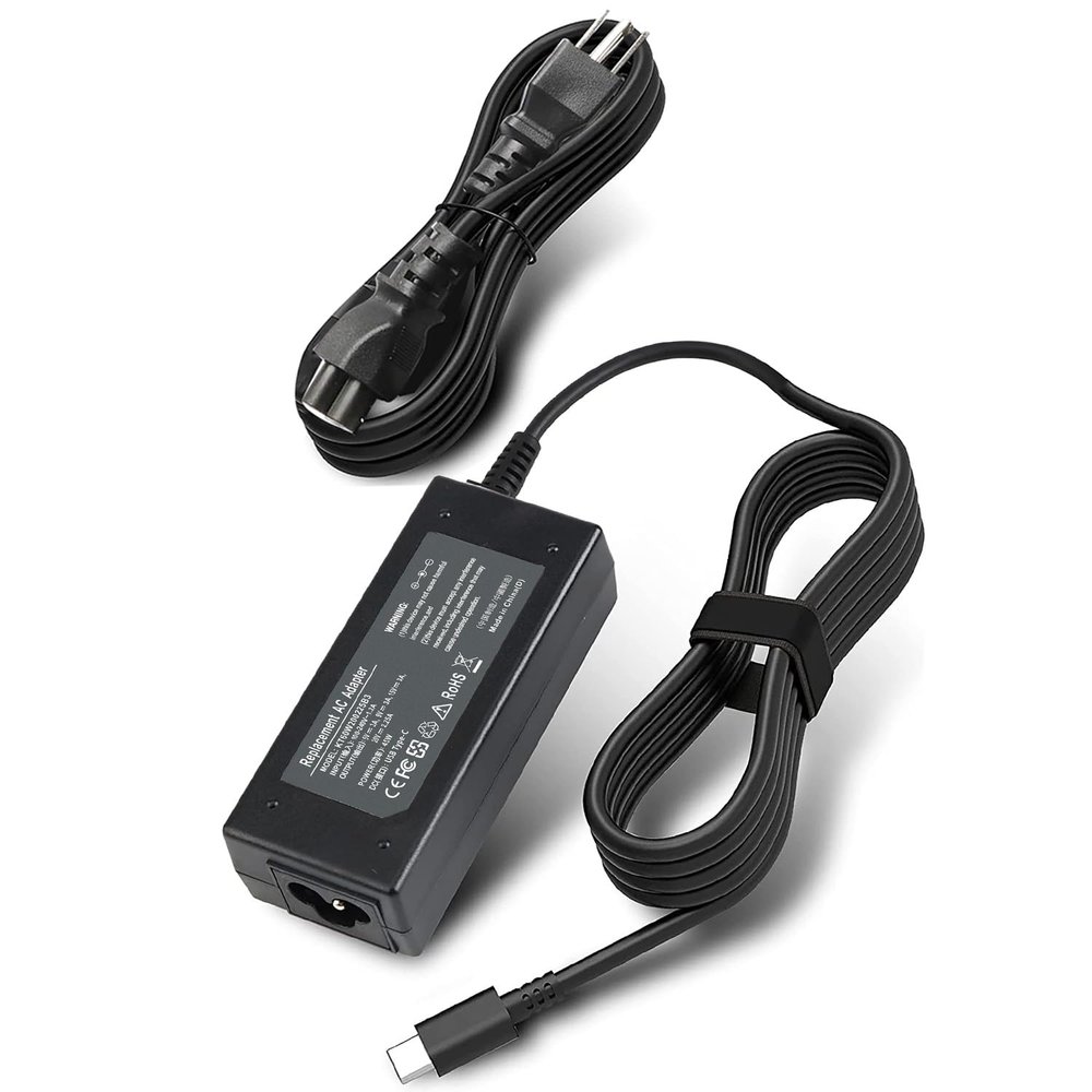 45W 20V 2.25A Type C USB C Adapter Charger Compatible with Dell Latitude 13 7370 HP Chromebook 14-ca061dx 14-ca020nr 11-ae051wm HP Pavillion X2 TPN-CA01 00HM651
