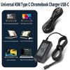 45W 20V 2.25A Type C USB C Adapter Charger Compatible with Dell Latitude 13 7370 HP Chromebook 14-ca061dx 14-ca020nr 11-ae051wm HP Pavillion X2 TPN-CA01 00HM651 view 4