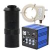 51MP Microscope Camera HDMI USB Industrial Electronic Digital Microscope & 100X C-Mount Lens Whit 56-LED Adjustable Ring Light view 1