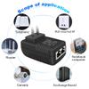 15V 1A POE Switch Injector, 15W 10/100Mbps Compliant IEEE 802.3af, Passive PoE Injector 2 Ports Power Over Ethernet Power Adapter for IP Cameras Mobile WLAN AP, Up to 100 Meters (325 Feet) view 4