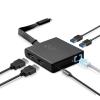 RVP+ USB C Docking Station Dual Monitor, 6-in-1, 100W Laptop-Charging, DisplayPort Multi-Stream Transport (MST), Ethernet, Compatible with Thunderbolt 3 Laptop (RVP-601) view 1