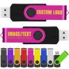 200Pcs 16GB Custom USB Flash Drive with Swivel Clip Customized USB Thumb Drive,Branding with Customizable USB Drive Logo,TATMOHIK Promotion Favors Personalized USB Stick(200 Pack 9 Color Options) view 1