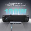 Inateck Steam Deck Dock, 6-in-1 Aluminum Docking Station Compatible with Steam Deck, HDMI 4K@60Hz, PD 100W Fast Charge, 3 USB A Ports, Gigabit Ethernet, DK3001 view 3