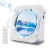 CD Player Portable Bluetooth 5.1 Desktop CD Player with HiFi Sound Speakers,Remote Control,Dust Cover,LED Display,Boombox FM Radio,USB/AUX for Home,Kids (White) view 1
