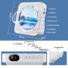 CD Player Portable Bluetooth 5.1 Desktop CD Player with HiFi Sound Speakers,Remote Control,Dust Cover,LED Display,Boombox FM Radio,USB/AUX for Home,Kids (White) view 2