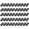 50Pcs Cable Clips, Self Adhesive Cable Management Clips, Cord Organizer Wire Clips Cord Holder for Appliances PC Wall Ethernet Cable Under Desk Nightstand Home Office Car (Black) view 1