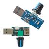 ThtRht 2 Pack USB Fan Controller Stepless Speed Regulator Air Volume Cooling Governor Noise Speed Control Knob ON/OFF Switch Module DC 5V for Mini USB Ceilling Fans PWM CPU Fan LED Lights view 1