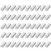 50Pcs Cable Clips, Self Adhesive Cable Management Clips, Cord Organizer Wire Clips Cord Holder for Appliances PC Wall Ethernet Cable Under Desk Nightstand Home Office Car (White) view 1