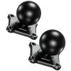 BRCOVAN 2 PCS, 1.5'' Ball Mount Base with Aluminum Alloy 4-Hole AMPS Square Plate, Compatible with RAM Mounts C Size 1.5 Inch Ball Double Socket Arm view 1