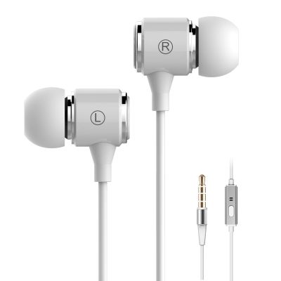 WMSZMSM Headphones with Extra Long Cord Extra Earbuds for PC TV Ear Listening Earbuds Without Microphone Plug in Headphones Ear Buds for Computer with No Mic Earphones White 5FT