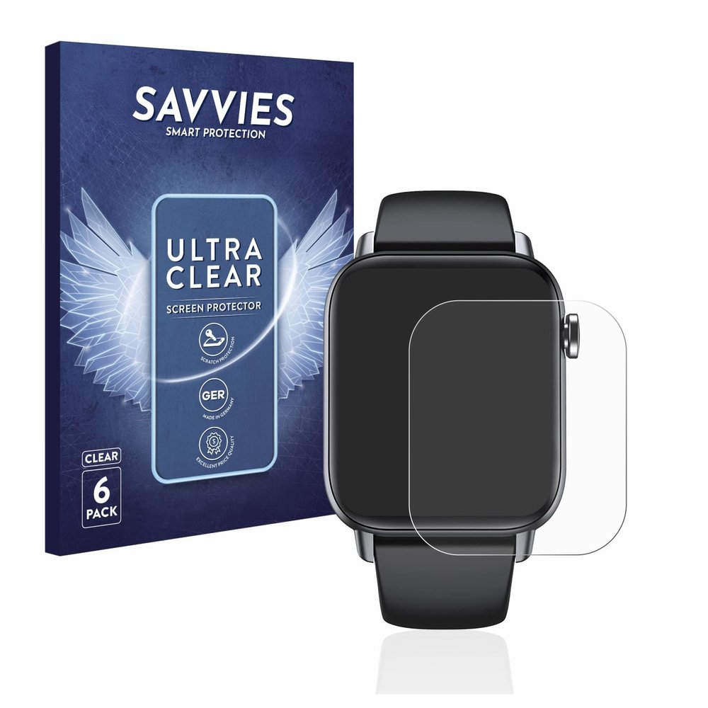 savvies Screen Protector compatible with Levowatch Doitx 2 Protection Film Clear 6-Pack