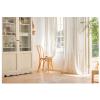 Homxi Drapes Sheer 2 Panel 2 x 55 W x 96" H,Sheer Curtains and Drapes White Solid Color Curtains with Rod Pocket view 1