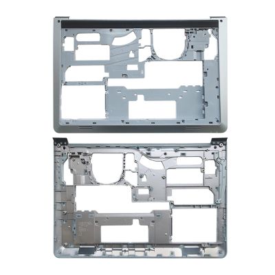 SSIMOO New Bottom Upper Palmrest Case Cover Compatible for Dell Inspiron 15 5000 5545 5547 5548 15.6inch 5542 5543 P39F Kindly (Color : Silver Bottom Cover)