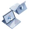 SENLAN Rotatable iPad Air 11'' 2024 /iPad Air4 Air5 Keyboard case Magnet Detachable Transparent Back Cover iPad Pro11'' 2022/2021/2020 BT Keyboard with Pencil Holder Horizontal/Vertical Stand, Blue view 2