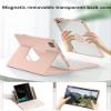 SENLAN Rotatable iPad Air 11'' 2024 /iPad Air4 Air5 Keyboard case Magnet Detachable Transparent Back Cover iPad Pro11'' 2022/2021/2020 BT Keyboard with Pencil Holder Horizontal/Vertical Stand, Blue view 3