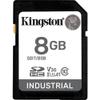 Kingston Industrial SD Card, Up to 100MB/s, High Endurance, UHS-I U3 V30 A1, (SDIT/8GB) view 2