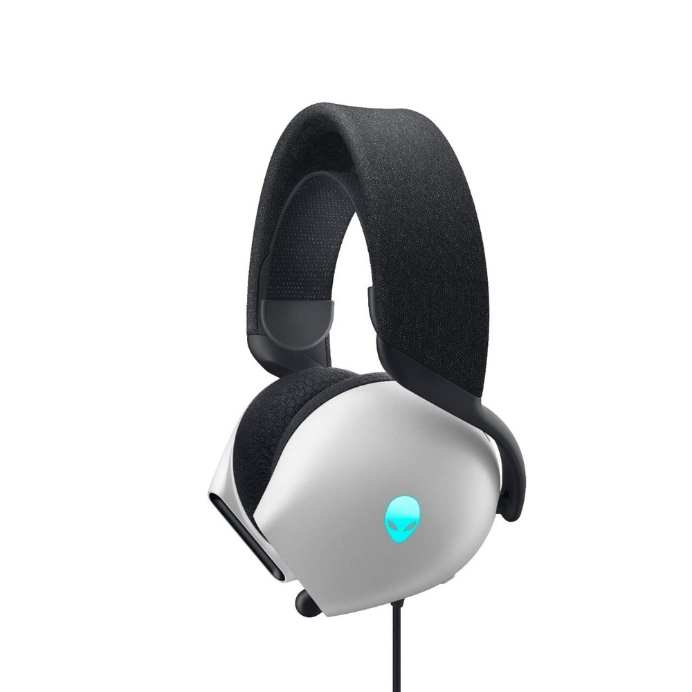 Alienware Wired Gaming Headset - AW520H | Windows | Headphones (USB) | Hi-Res Audio | Headset Microphone | 20-40000 Hz | Weight 337 g