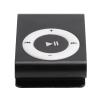 Mini Portable MP3 Player, Back Clip USB Aluminum Alloy Music Player Support Memory Card for Workout Sports Outdoor 250mAh (Black) view 1