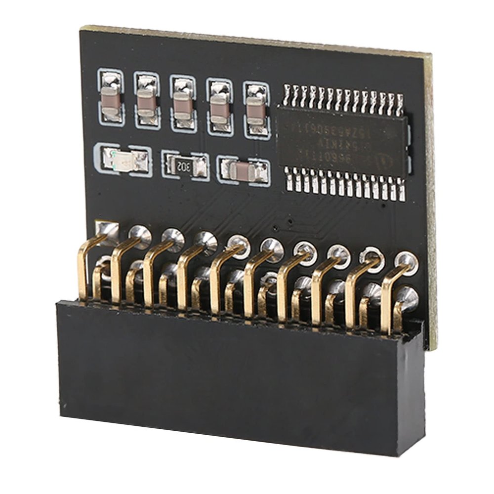 Acogedor TPM 1.2 Encryption Security Module, TPM Remote Control Card, TPM1.2 LPC 20pin Motherboard Card for ASUS MSI ASROCK GIGABYTE, Safe Stable Independent Encryption Processor