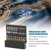 Acogedor TPM 1.2 Encryption Security Module, TPM Remote Control Card, TPM1.2 LPC 20pin Motherboard Card for ASUS MSI ASROCK GIGABYTE, Safe Stable Independent Encryption Processor view 2
